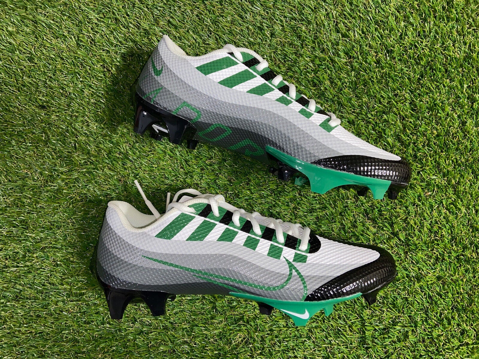 SOLD* Nike Vapor Edge Speed 360 Cleats White Pine Green Black