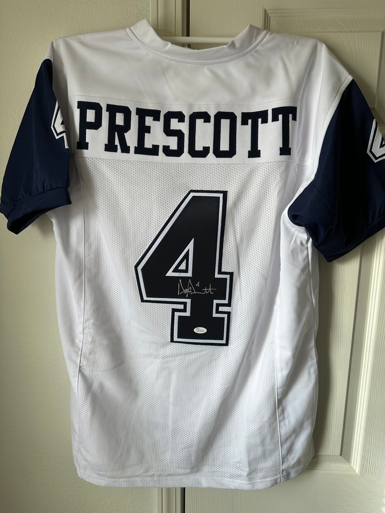 Dak Prescott Dallas Cowboys autographed jersey JSA Witnessed COA – Classic  Authentics