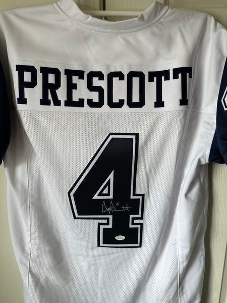 Dak Prescott Dallas Cowboys Autographed White Nike Game Jersey