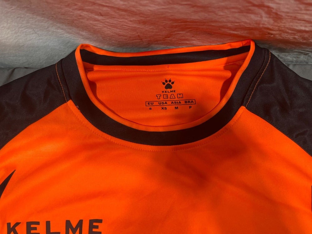 Jerseys Soccer Original Football Shirt Black And Orange