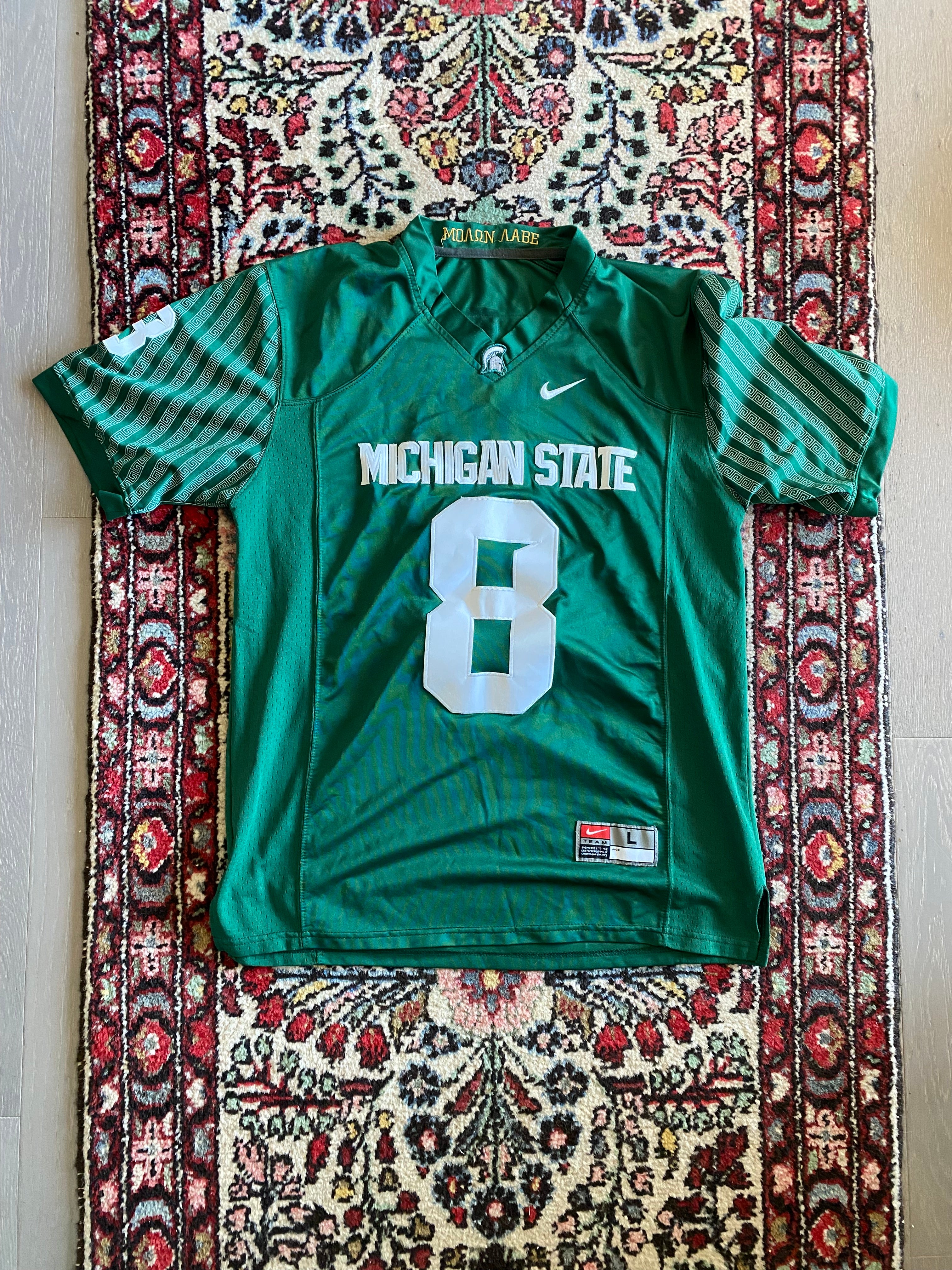 Kirk Cousins Signed Michigan State Green Custom Jersey