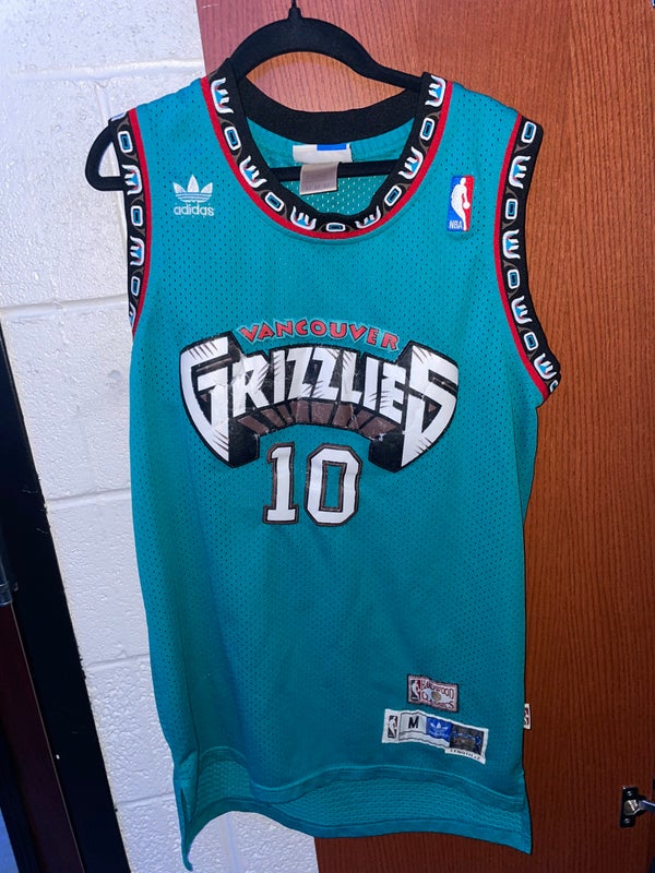 adidas, Shirts, Vintage Vancouver Grizzlies Mike Bibby Jersey Xl