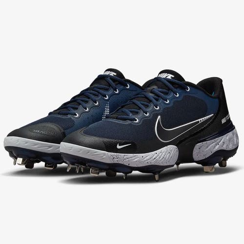 Blue Men's Metal Low Top Alpha Huarache Elite 3 Low