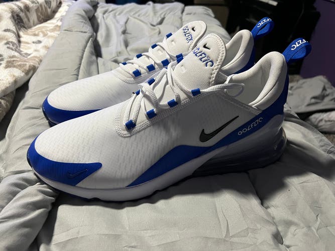 Men's Size 13 (Women's 14) Nike Air Max 270 Golf Shoes