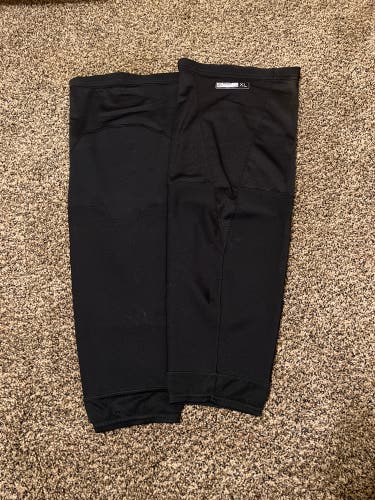 Pro Stock Reebok Edge Sr Hockey Socks Black XL USED