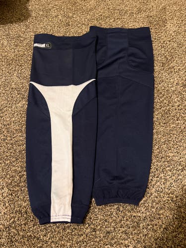 Brand New Pro Stock Reebok Edge Navy/White Sr XL Hockey Socks