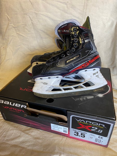 Used Bauer Extra Wide Width Size 3.5 Vapor X2.9 Hockey Skates