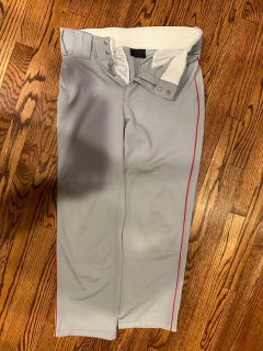 Gray Adult Men's New Size 32 Boombah Game Pants