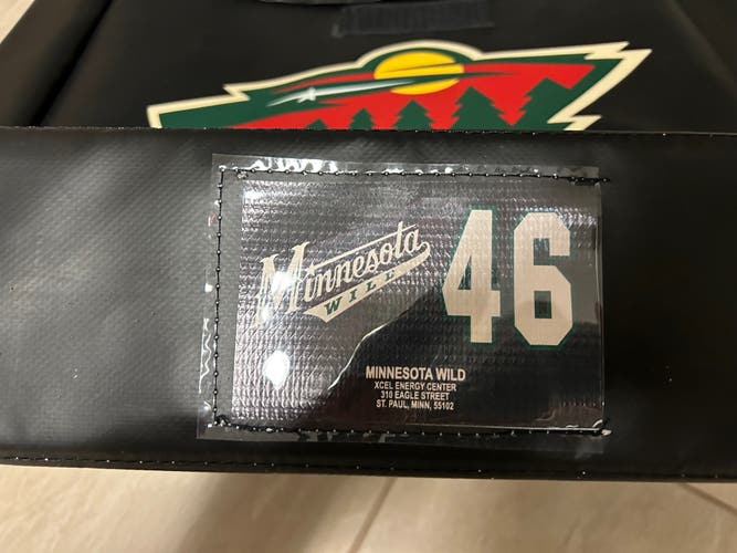 Jared Spurgeon Minnesota Wild Team Player Issued SKATE BAG