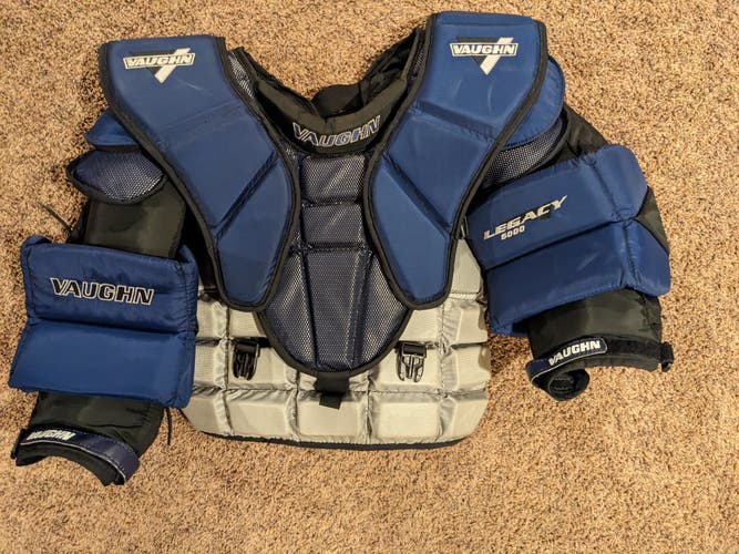 Used Small Vaughn Legacy 6000 Goalie Chest Protector