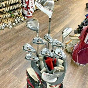 Complete Set of TaylorMade Golf Clubs + Cart Bag