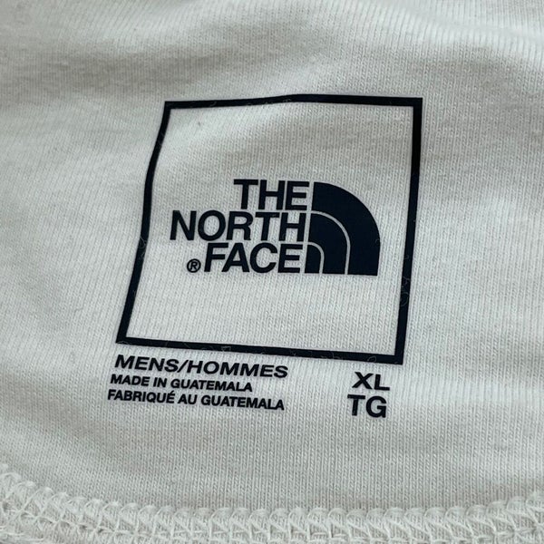 The North Face Shirt Men XL Off White Hiking TNF Logo Outdoor Long