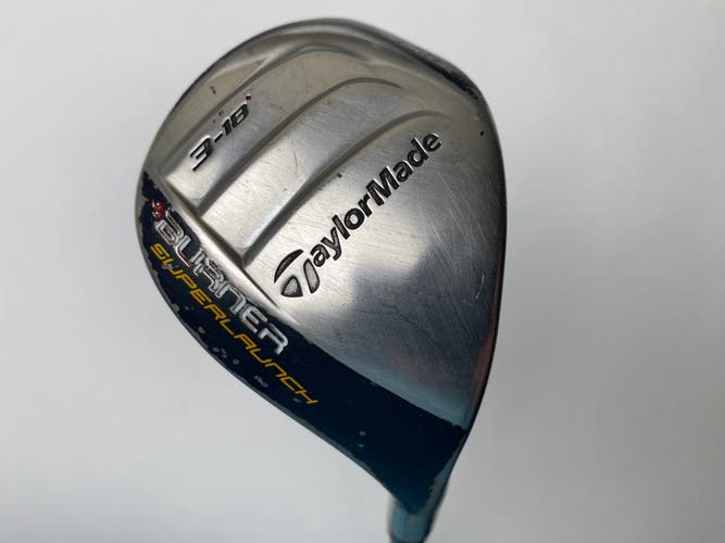 Taylormade Burner Superlaunch 3 Hybrid 18* REAX 60g Regular Graphite Mens RH