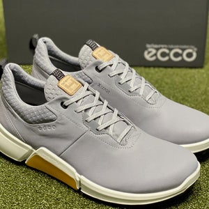 ECCO Biom Hybrid H4 Spikeless Golf Shoes Size 42 US 8-8.5 Silver Gray New #86005