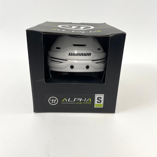 Brand New White Warrior Alpha One Pro Helmet | Senior Small