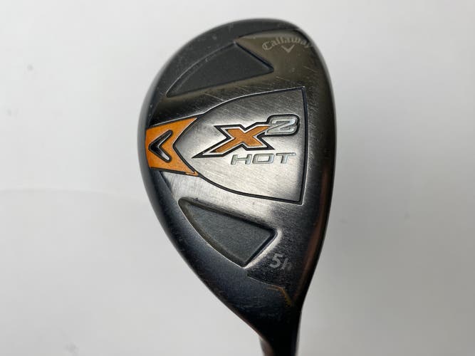 Callaway X2 Hot 5 Hybrid 25* 75g Stiff Graphite Mens RH Midsize Grip
