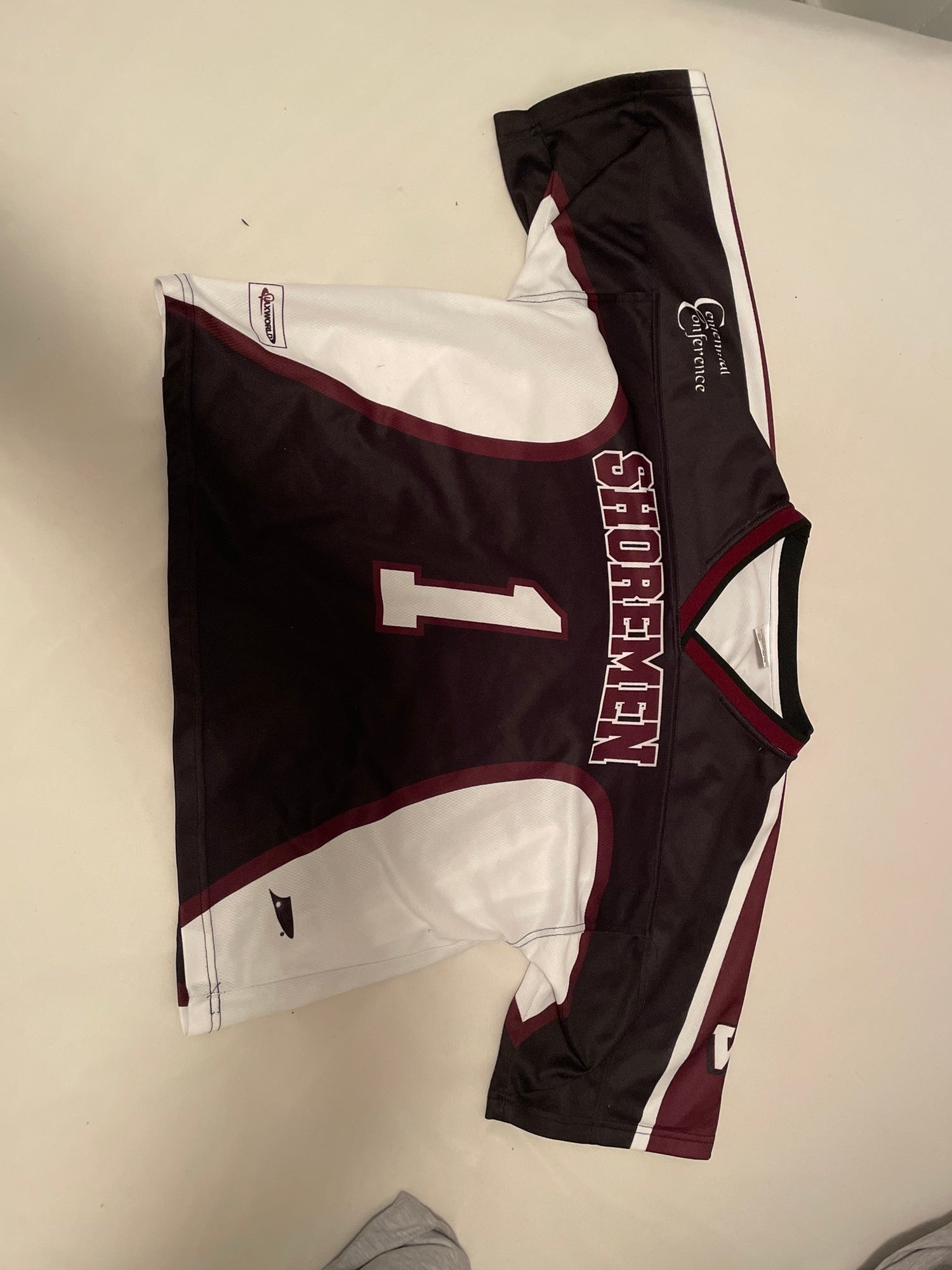 Washington College Lacrosse Retro Jersey - Black (Newer