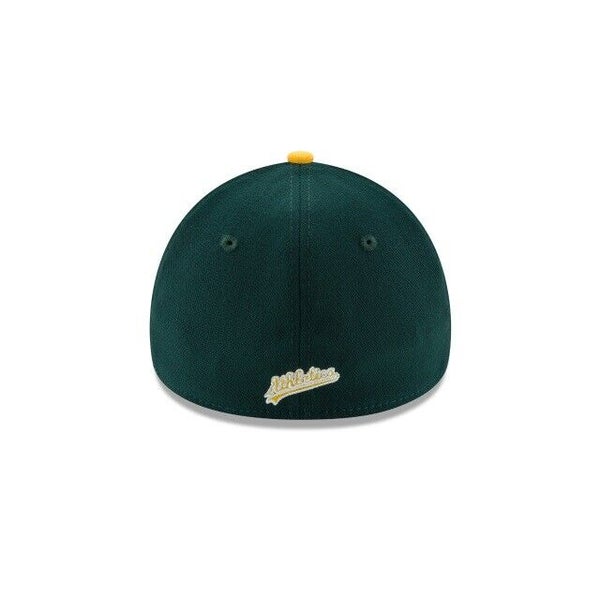 Men's Oakland Athletics New Era Green/Yellow MLB Team Classic 39THIRTY Flex  Hat