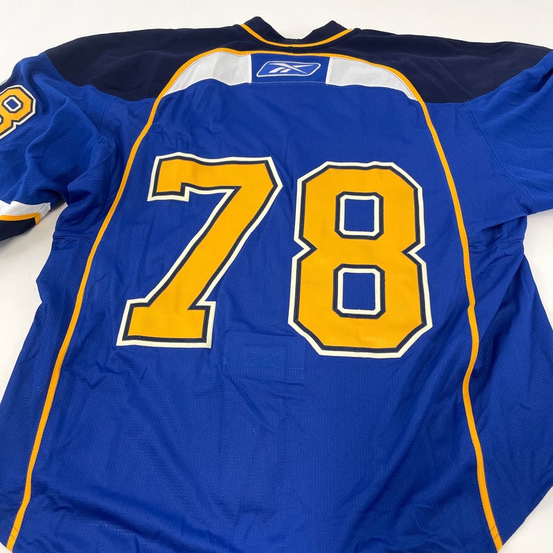 Johnson St. Louis Blues Reebok Authentic 3rd Arch NHL Hockey Jersey MiC  Blue 54