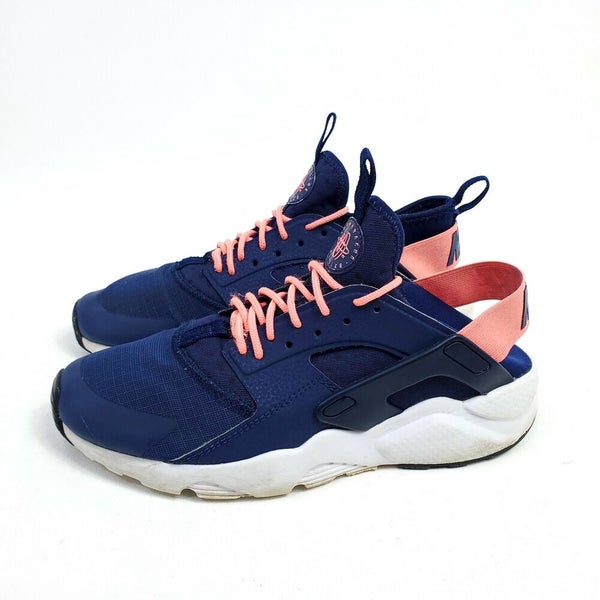 Huarache Run Ultra GS Shoes Size 7Y Girls Blue Pink 847568-401