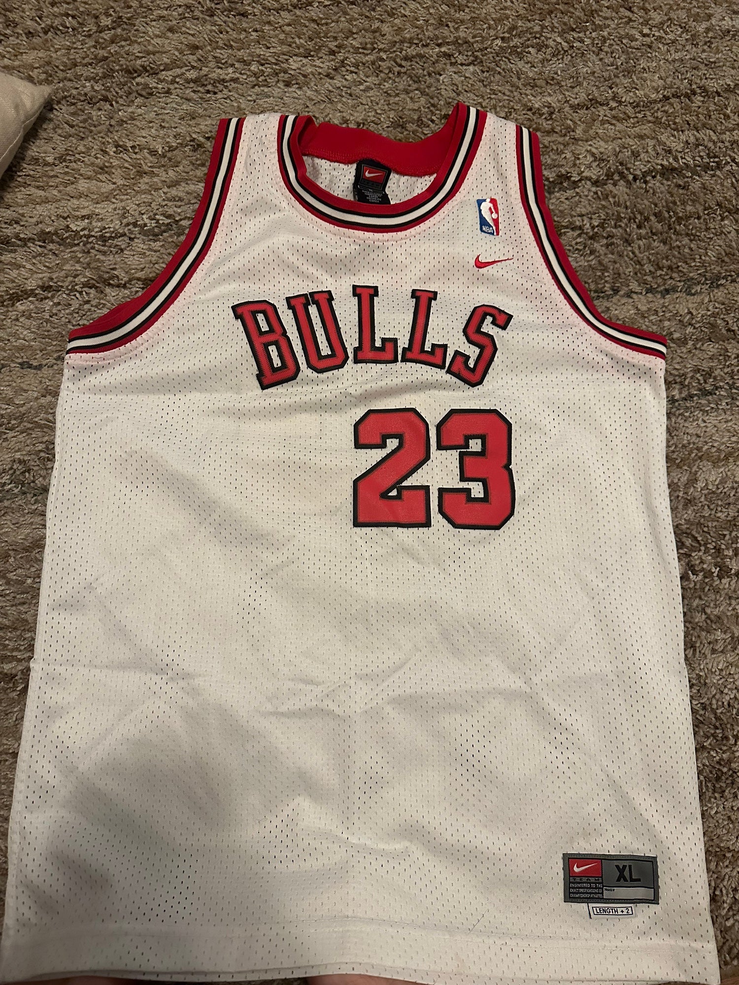 Chicago Bulls Coby White Red 75th Anniversary City Jersey