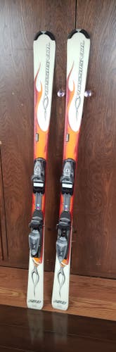 150cm ROSSIGNOL ROC X ADULT Skis with Rossignol EZ Adjust Bindings DIN#2.5-9.5 *USED*
