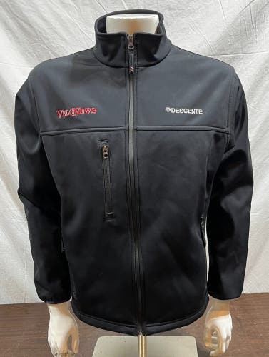 Descente VeloNews Black Softshell Jacket Men's Medium MINT Fast Shipping