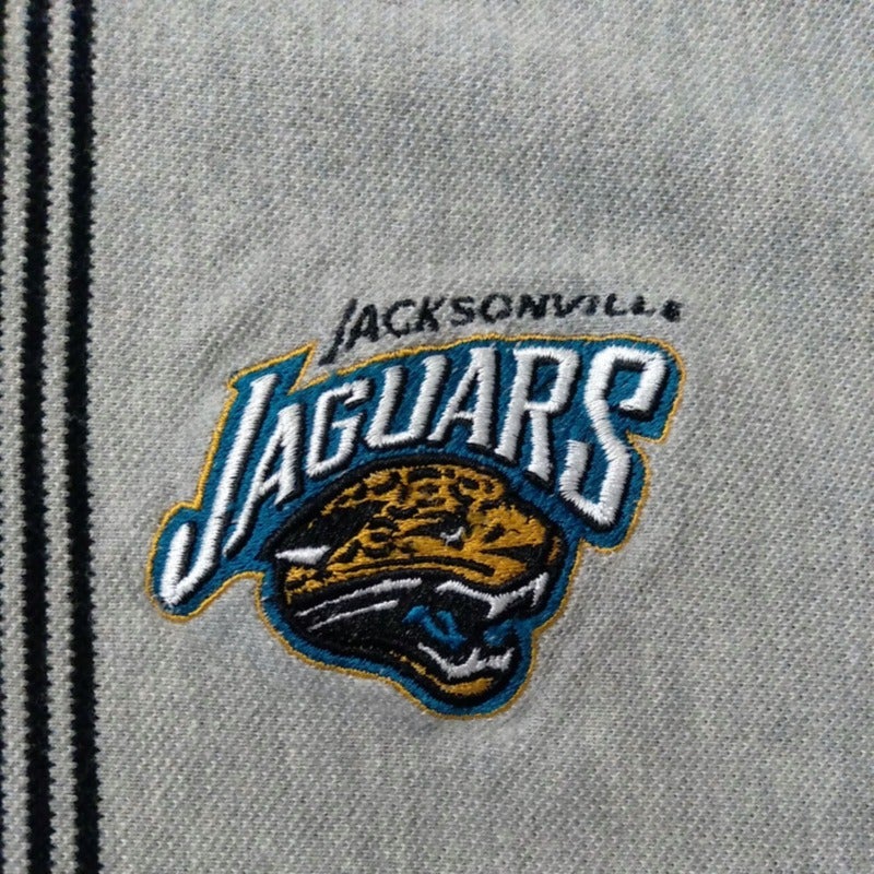 Men's Jacksonville Jaguars Antigua White Metallic Logo Big & Tall Tribute  Polo in 2023