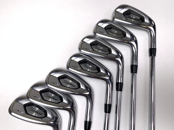 Titleist 718 AP3 Iron Set 5-PW+AW True Temper AMT Red R300 Regular Steel Mens RH
