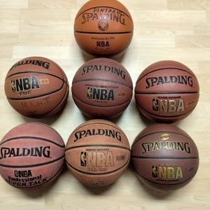 Used Spalding Basketballs (set of 7)
