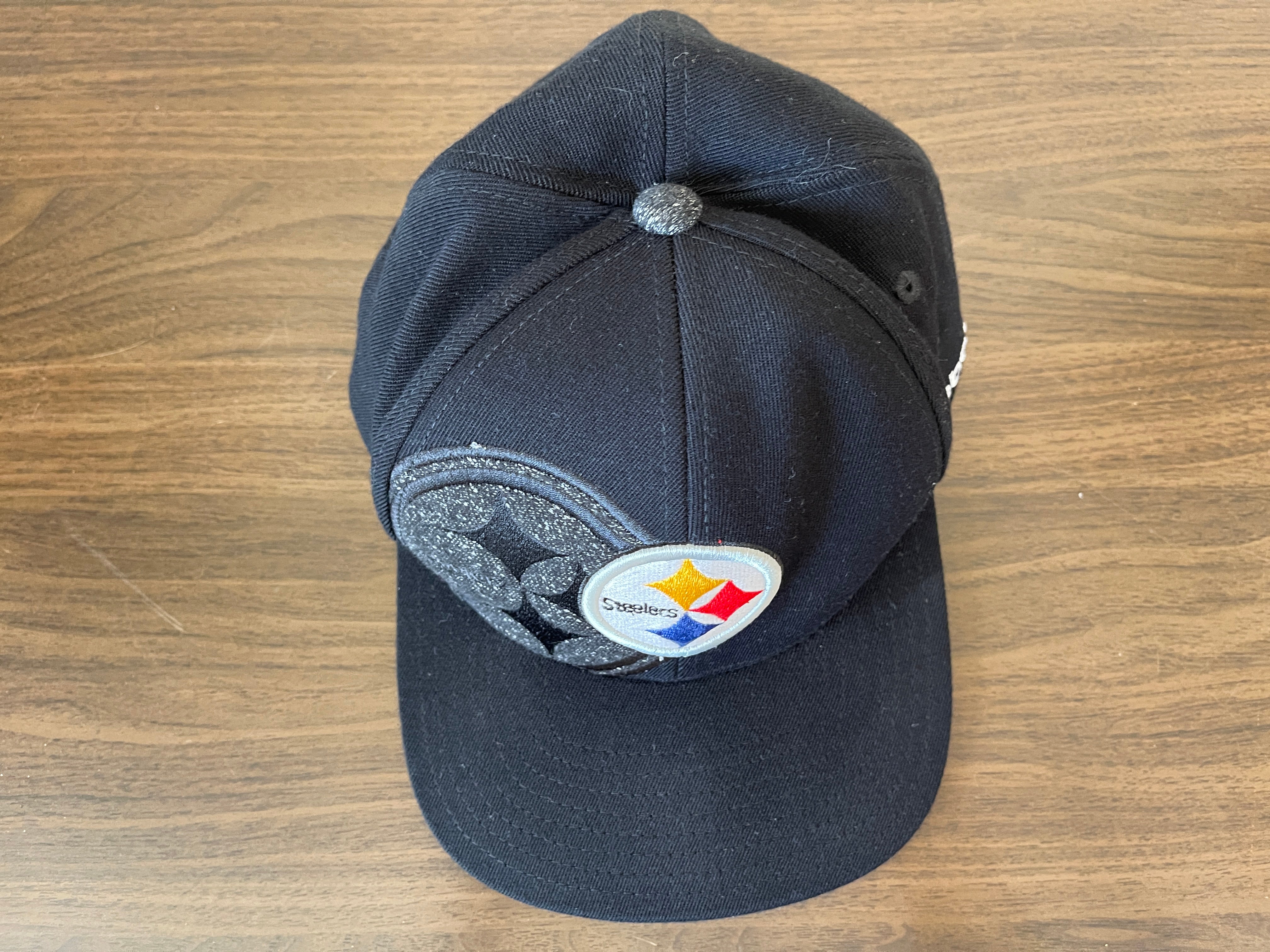 Pittsburgh Steelers Hat Cap Strapback Gray White Adjustable Embroidered  Reebok