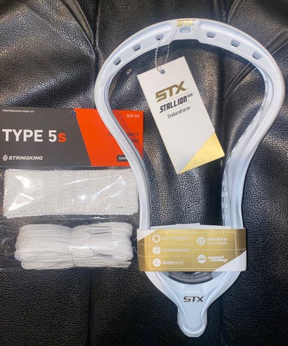 New!! STX Unstrung Stallion 900 EnduraForm Head w Stringking 5s complete mesh set valued at $40!!