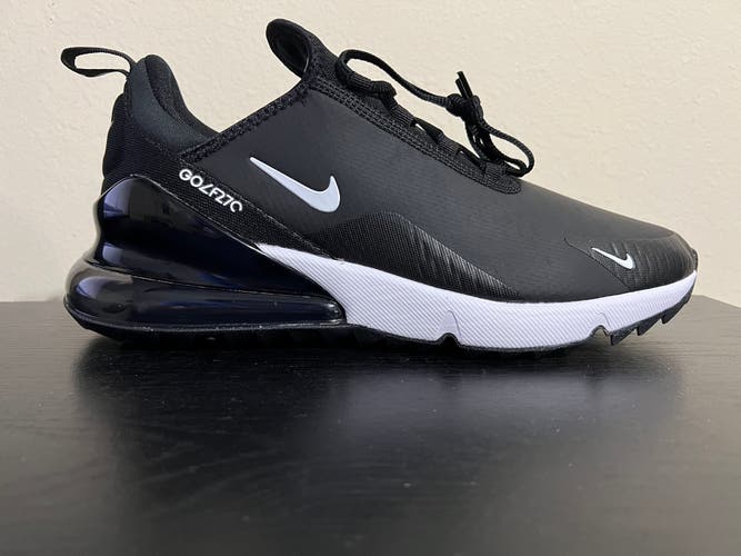 Nike Air Max 270 Golf Shoes Black / White Men's Size 10 CK6483-001