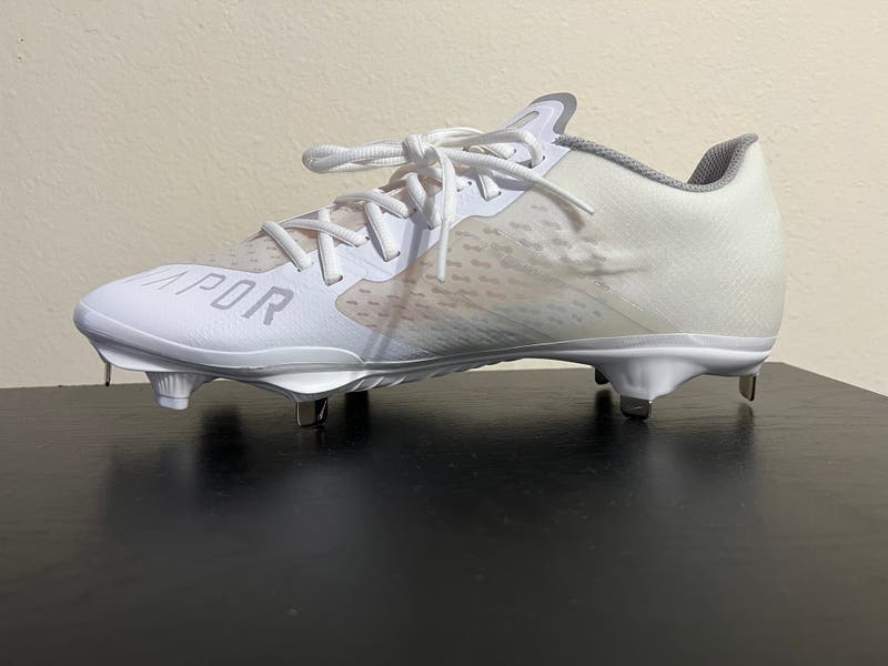 Nike React Vapor Ultrafly Elite 4 Grey White Baseball Cleats DN1792-005 Men’s 14 Icicle Nike React Vapor Ultrafly Elite 4 | Stadium Custom Kicks main image 2