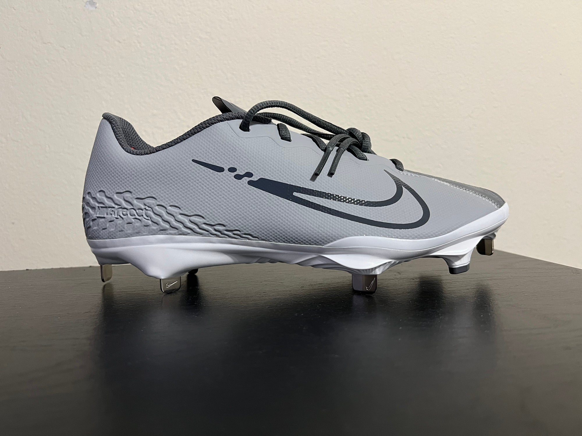 Nike Lunar Vapor Ultrafly Elite 3 Mens Metal Baseball Cleats Size 8 White  Gray