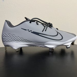 Nike React Vapor Ultrafly Elite 4 Baseball Cleats Gray Mens Size 8.5