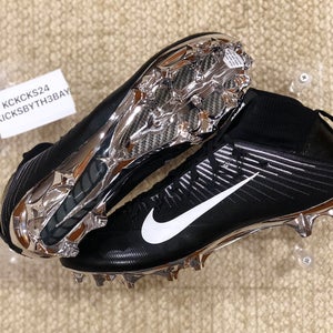 Nike Vapor Untouchable 2 TB Football Cleats Black 835831-010 Mens size 12.5 Chrome