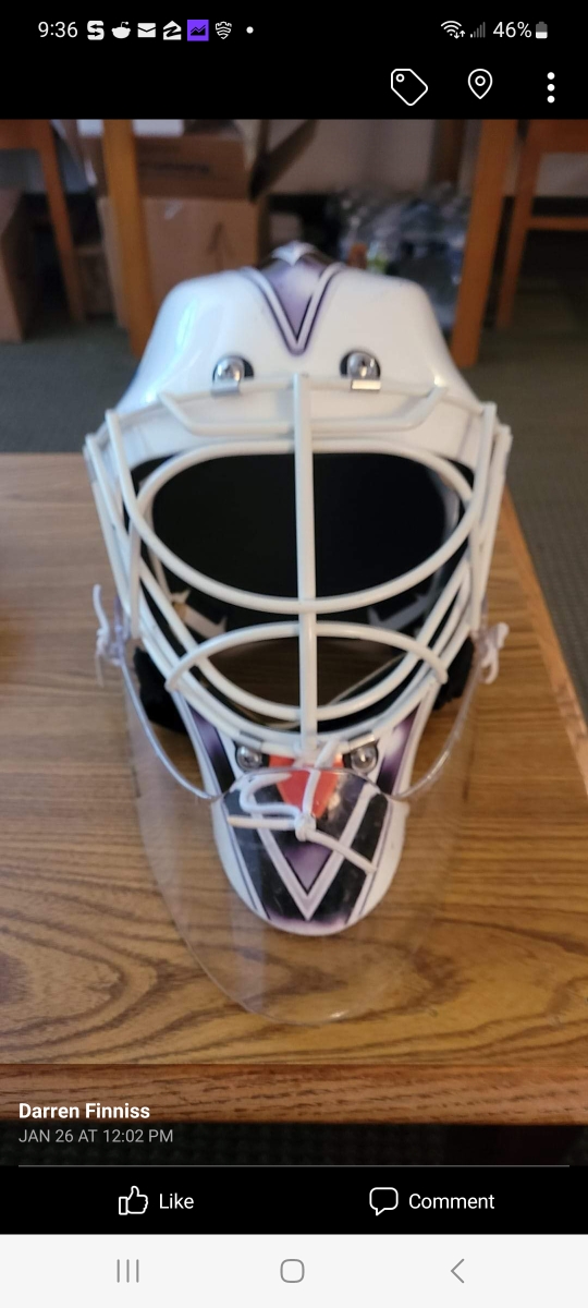 Senior Used Coveted Mask Coveted A5 Goalie Mask Pro Stock