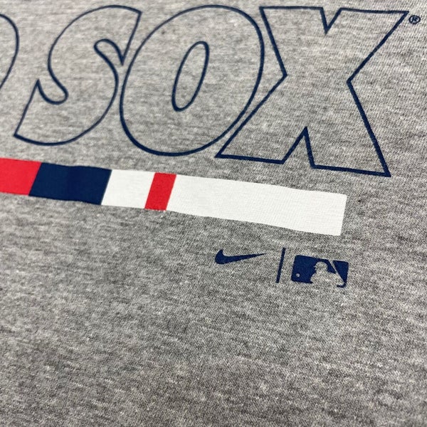 Boston Red Sox Shirt Men Small Adult Blue MLB Baseball Nike Swoosh