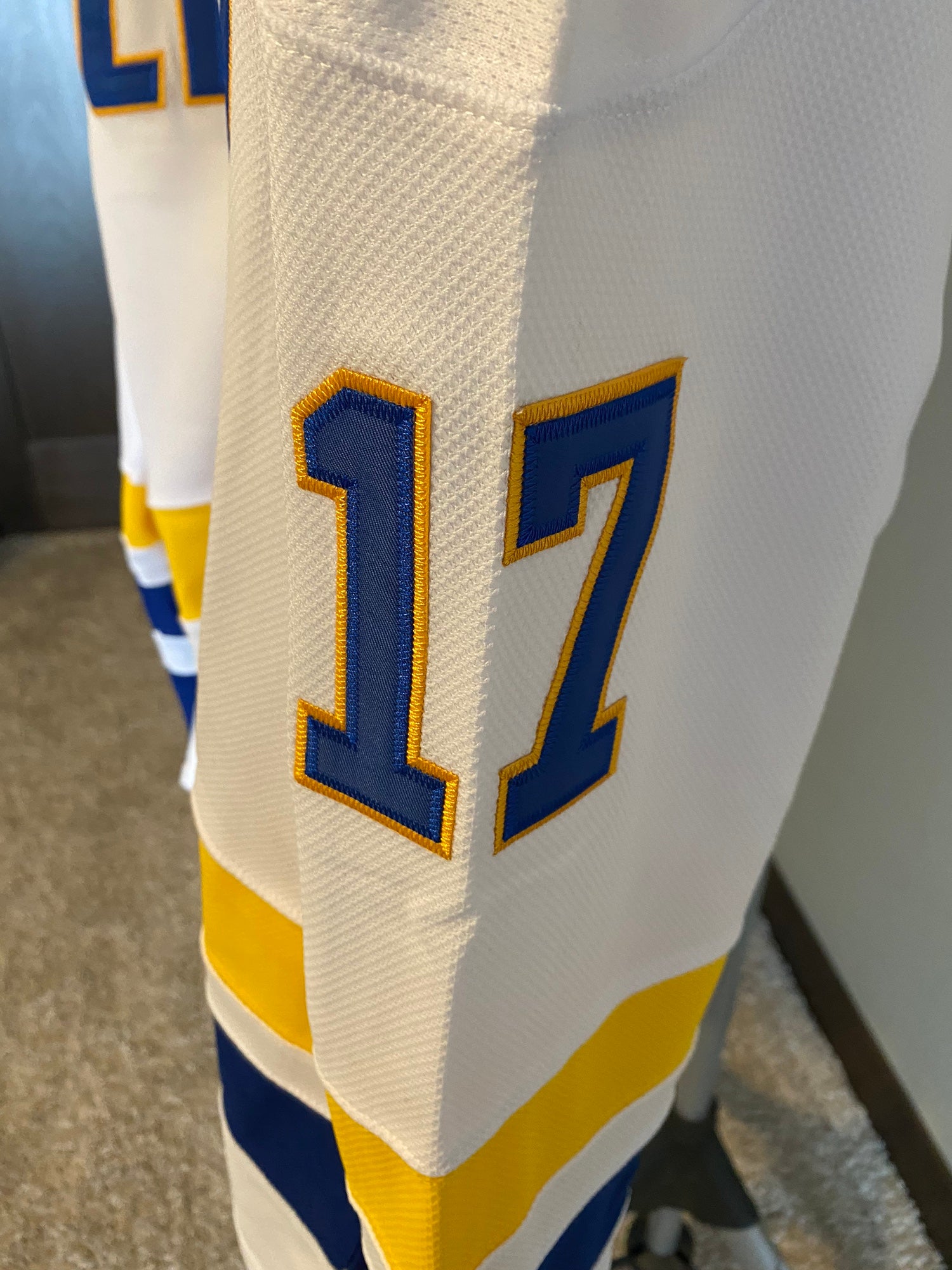 Slap Shot Hanson Brothers #17 Hockey Jersey