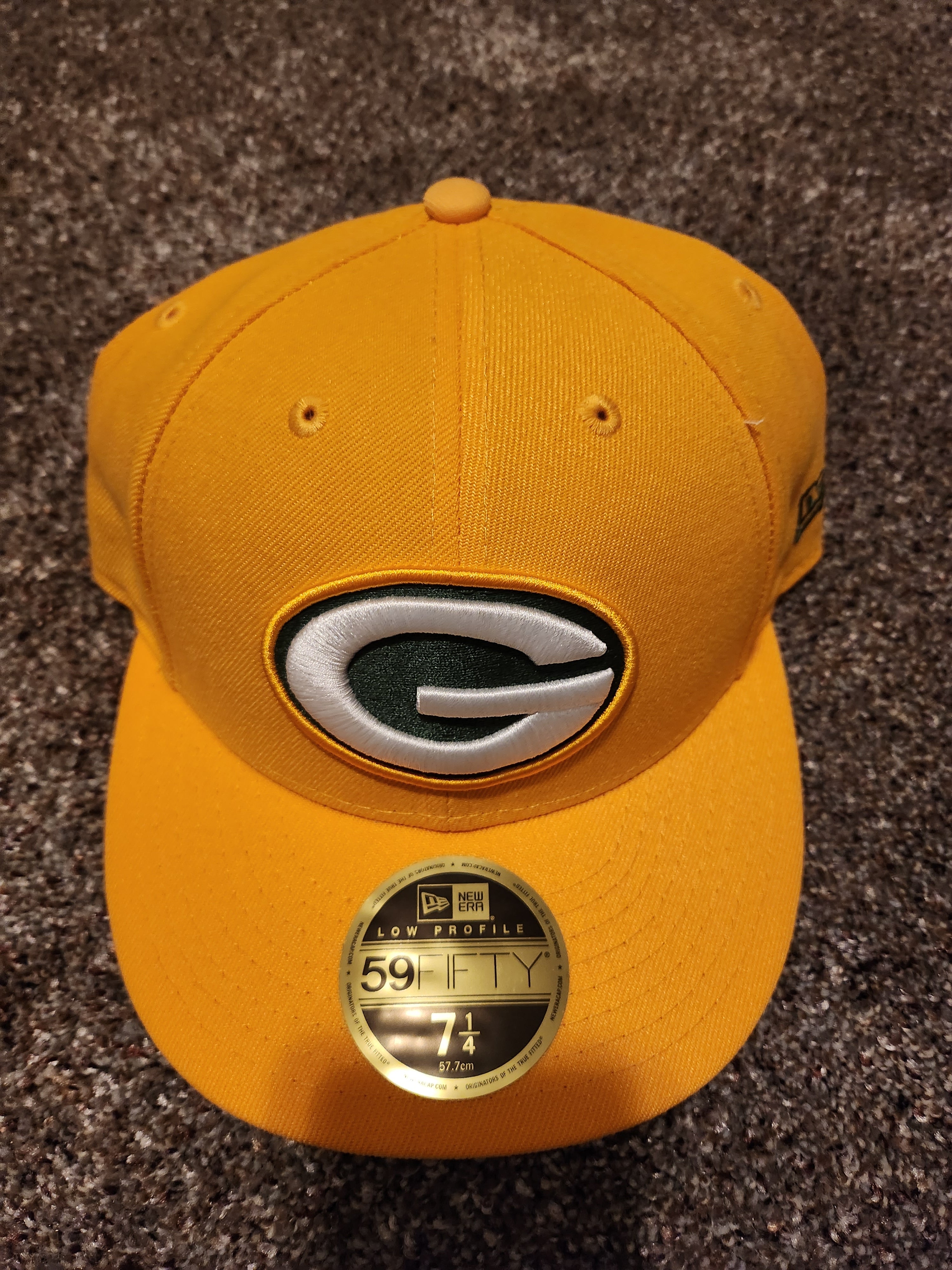 yellow packers hat