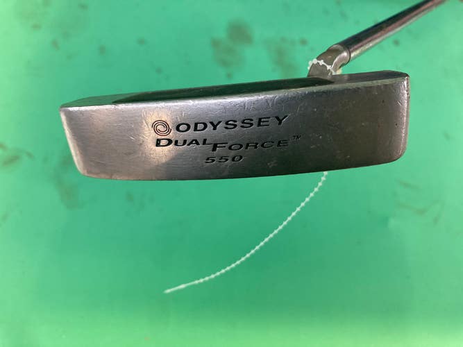 Used Men's Odyssey Dual Force 550 Right Blade Putter 35"