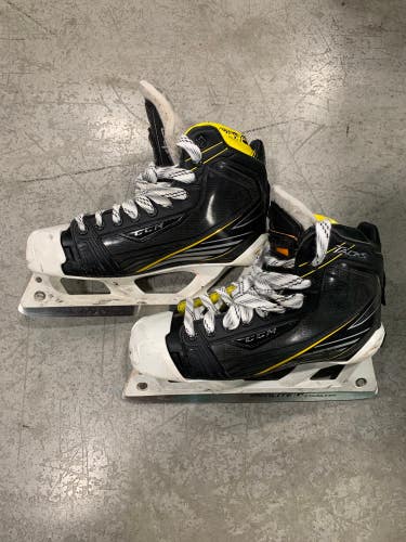 Used Senior CCM Tacks Hockey Goalie Skates (Regular) - Size: 7.5