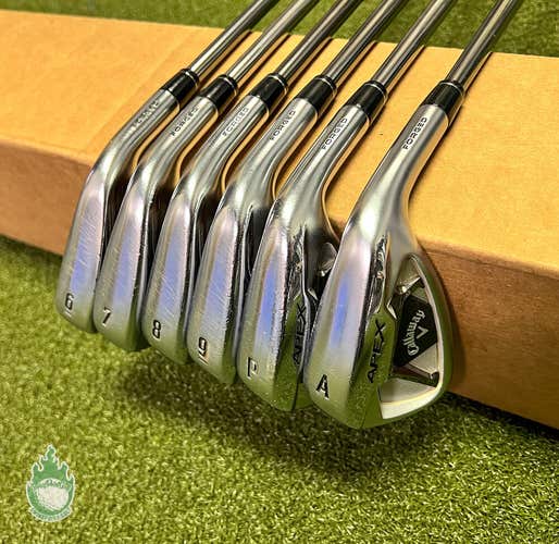Callaway APEX Forged '21 Irons 6-PW/AW Catalyst 60g Regular Graphite Golf Set