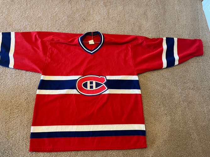 Montreal Canadians Used XL Men's CCM Jersey