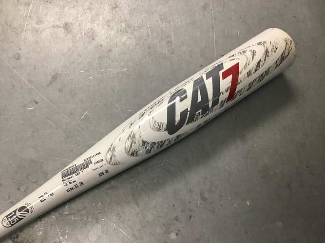 Used Marucci Cat 7 31" -5 Drop Usssa 2 5 8 Barrel Bats