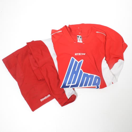 CCM Practice Jersey and Socks - Red - Size 56