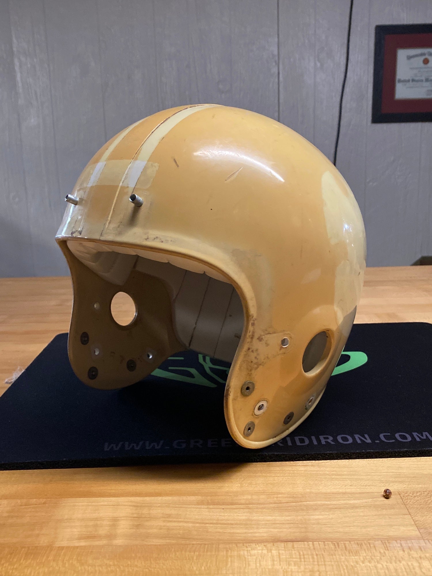 RIDDELL ORIGINAL TK, WFL, CHICAGO FIRE STYLE FOOTBALL HELMET!