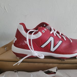Red New Adult Men's Size 13 (Women's 14) Metal New Balance Low Top 4040