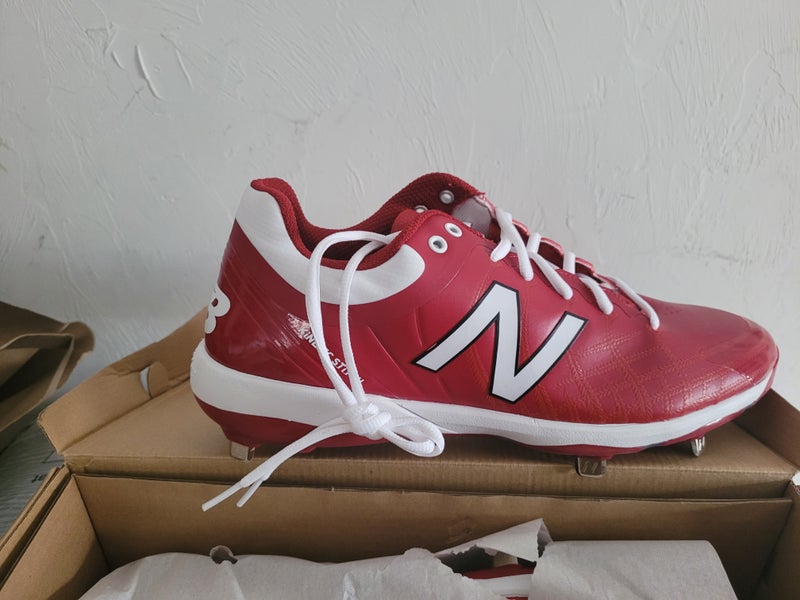 Red New Adult Men's Size 13 (Women's 14) Metal New Balance Low Top 4040